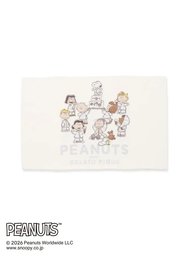 【gelato pique 】PEANUTSとの記念すべきコラボレーション10周年！ジェラート ピケのシグネチャーであるボーダー柄ルームウェアを着たスヌーピーたち10キャラクターの特別なアートが登場 画像 22
