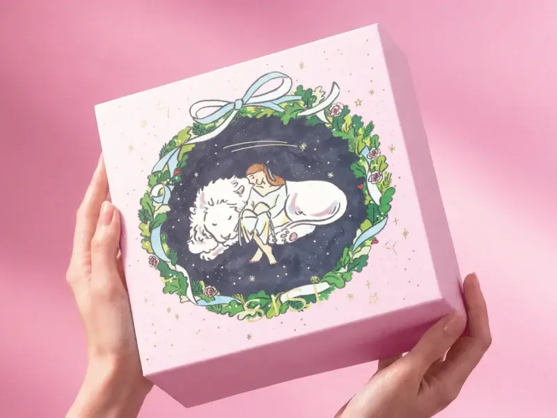【SISI】イラストレーターfoxco氏コラボのホリデーコフレを数量限定発売。ローズとピンクが彩る、2つの限定商品も登場。 画像 3