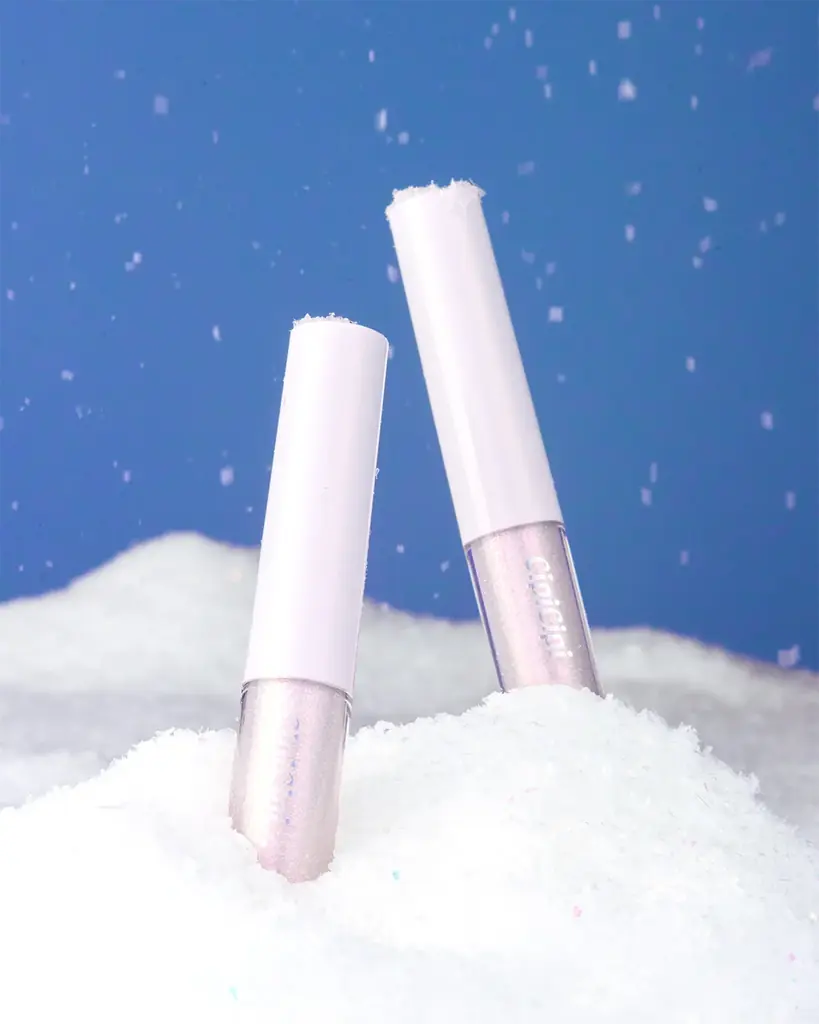 ＜CipiCipi＞ブランド初のホリデーコフレが登場！テーマは「Snow Twinkle」。雪のような透明感で冬のメイクを華やかに彩る、限定ラメカラーのプランパー＆グリッターセット 画像 5