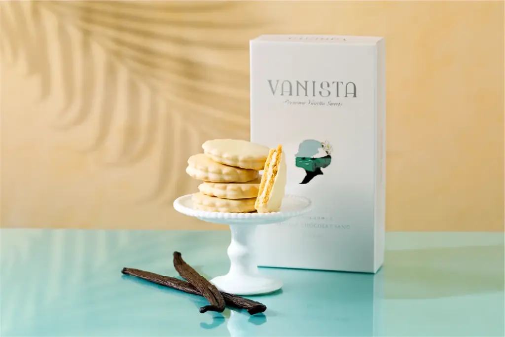 VANISTA「バニラショコラサンド」11月1日発売、タヒチバニラの冬限定品