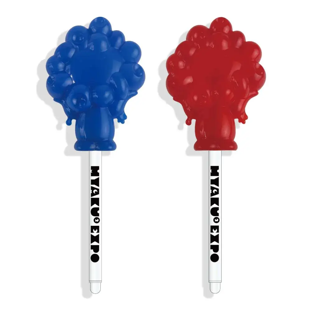 【2025大阪・関西万博】「EXPO2025 ミャクミャク マスコットバルーンボールペン（BLUE／RED）」新発売 画像 2