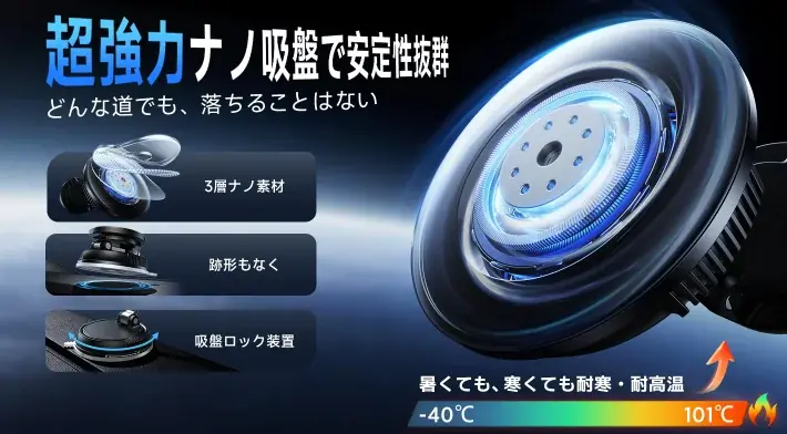 ANDERY新登場:革新デザインの車載スマホホルダーで、日常にスマートな進化を 画像 3