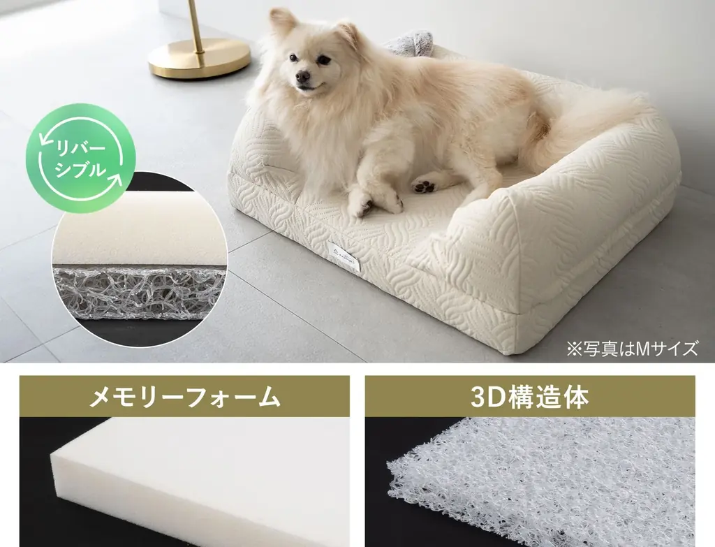 シリーズ累計45,000台突破！犬猫寝具専門ブランド『エムールねどっこ』の「年代に合わせて選ぶ3Dベッド」から”生涯のパートナー”をコンセプトとしたプレミアムタイプが登場！ 画像 4