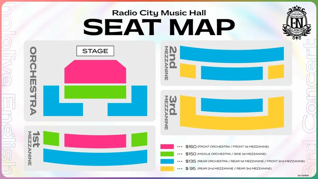 「ホロライブEnglish」3回目の全体ライブ『hololive English 3rd Concert -All for One- 』開催決定! 画像 3