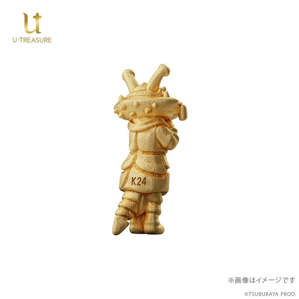 【インターネット・カネゴン】純金ミニフィギュア。500体限定、シリアルナンバー入りの特製シール付き。専用の木製コレクションケースでお届け 画像 6