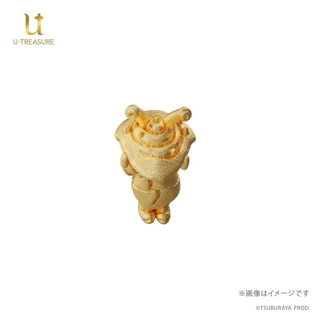 【インターネット・カネゴン】純金ミニフィギュア。500体限定、シリアルナンバー入りの特製シール付き。専用の木製コレクションケースでお届け 画像 8