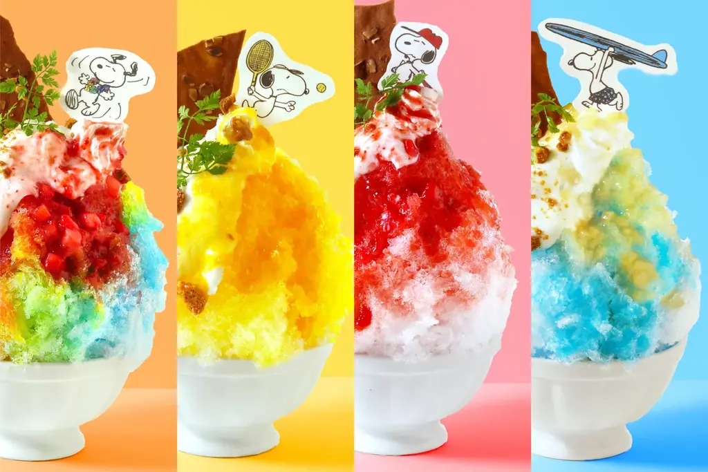 PEANUTS Cafe｜【期間限定】スヌーピーの“カラフル”なかき氷が6/18(水)より登場！ 画像 1