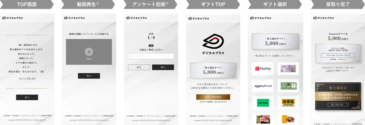 ブラスが株主優待としてデジタルギフト®を採用 画像 4