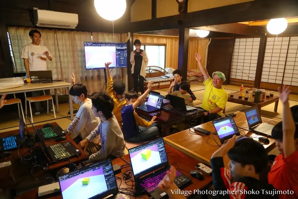 築130年の古民家で子どもたちがゲームクリエイターに！地方×テクノロジーで学びとワクワクを届ける「Hero Egg」出張体験を美山ヴィレッジで開催 画像 4