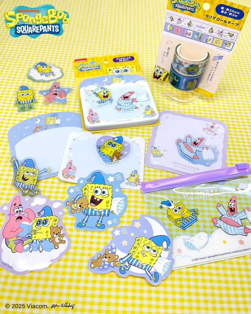 パジャマ姿の「スポンジ・ボブ」が登場！サンキューマートがコラボレーション雑貨を全品390円（税込429円）で6月中旬より新発売 画像 5