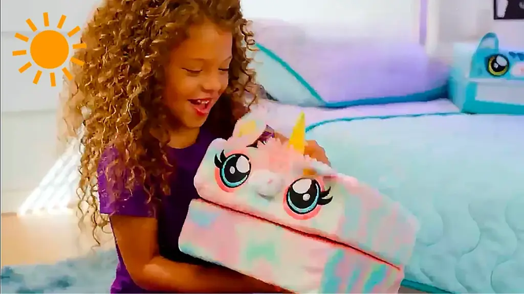 たった1年で世界出荷数50万台突破の大人気商品が日本初上陸『ぬいぐるみ』が『まくら』に変身！「ピローキューブキッズ」 画像 3