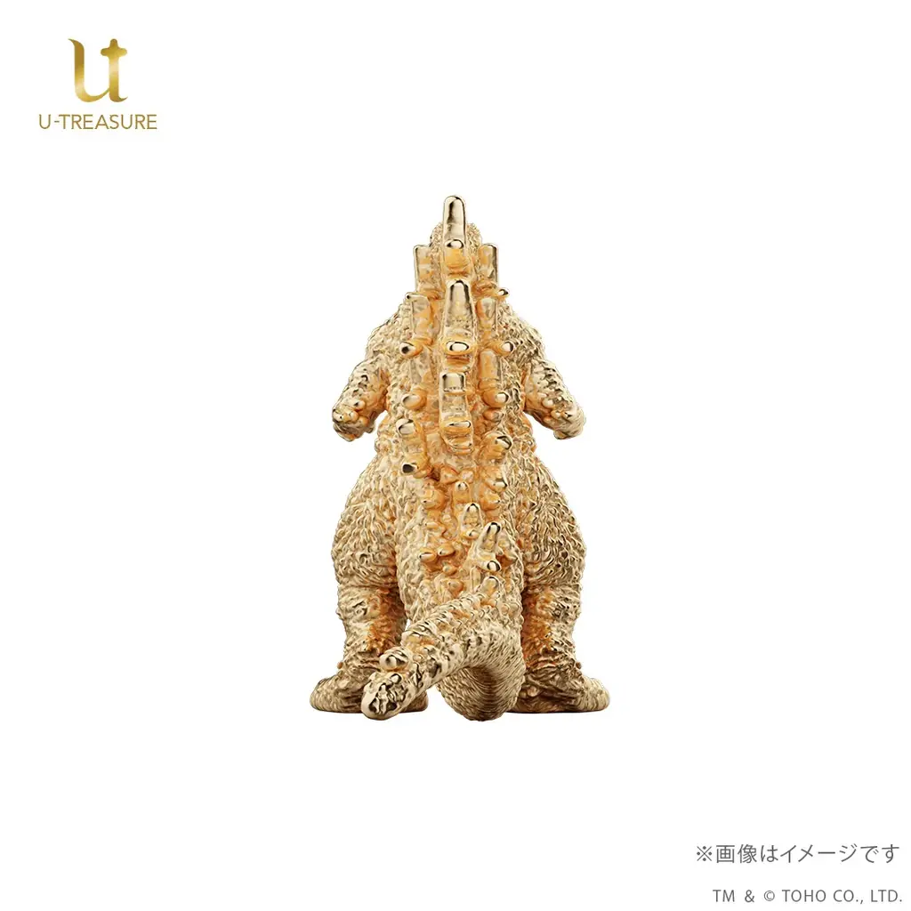 【ゴジラ-1.0】ミニフィギュア ゴールドモデル。劇中の3Dデータを元に立体化。約1cmというサイズで「ゴジラ」の魅力を緻密に表現 画像 5