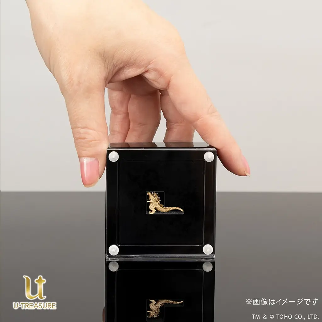 【ゴジラ-1.0】ミニフィギュア　ゴールドモデル。劇中の3Dデータを元に立体化。約1cmというサイズで「ゴジラ」の魅力を緻密に表現 画像 9