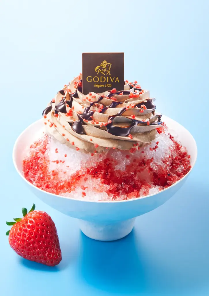 2025年7月4日発売！ゴディバの贅沢かき氷「ストロベリー＆チョコレート」