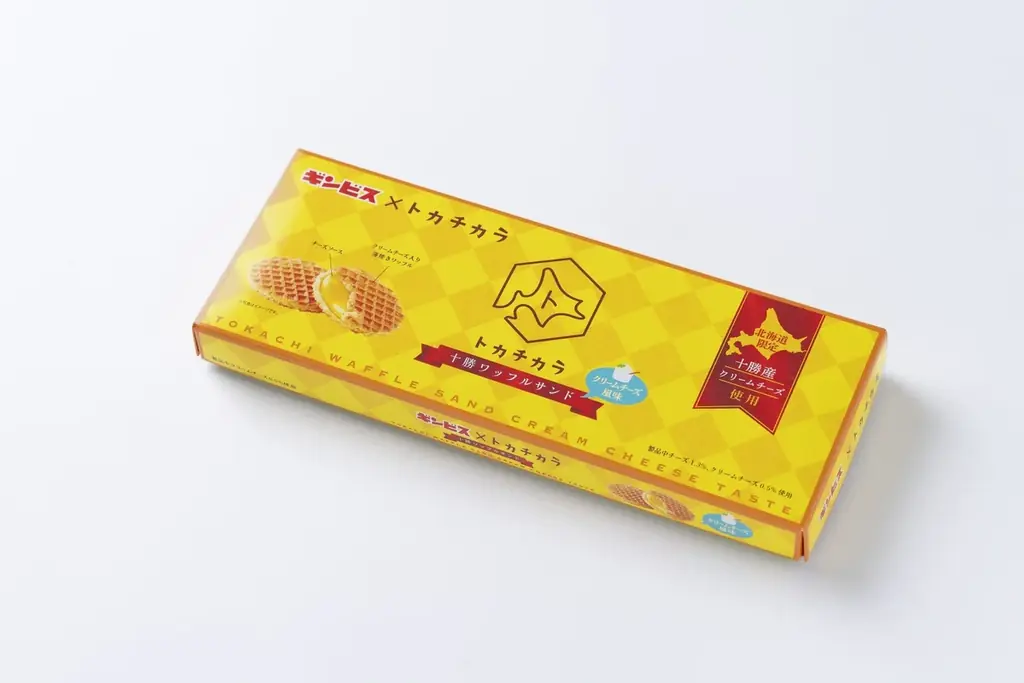 北海道十勝の“チカラ”「トカチカラ」×ギンビス「十勝ワッフルサンド クリームチーズ風味」が 6 月 23 日発売！ 画像 4