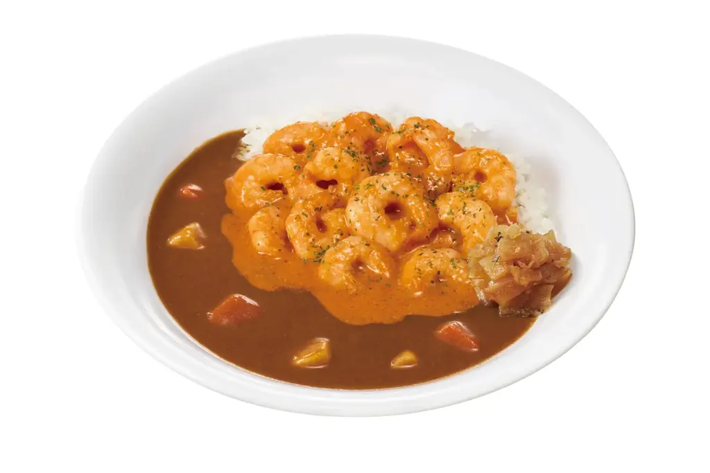 【すき家】エビの濃厚な風味とぷりぷり食感がたまらない！「ぷりぷりエビのビスクソースカレー」新発売！ 画像 3