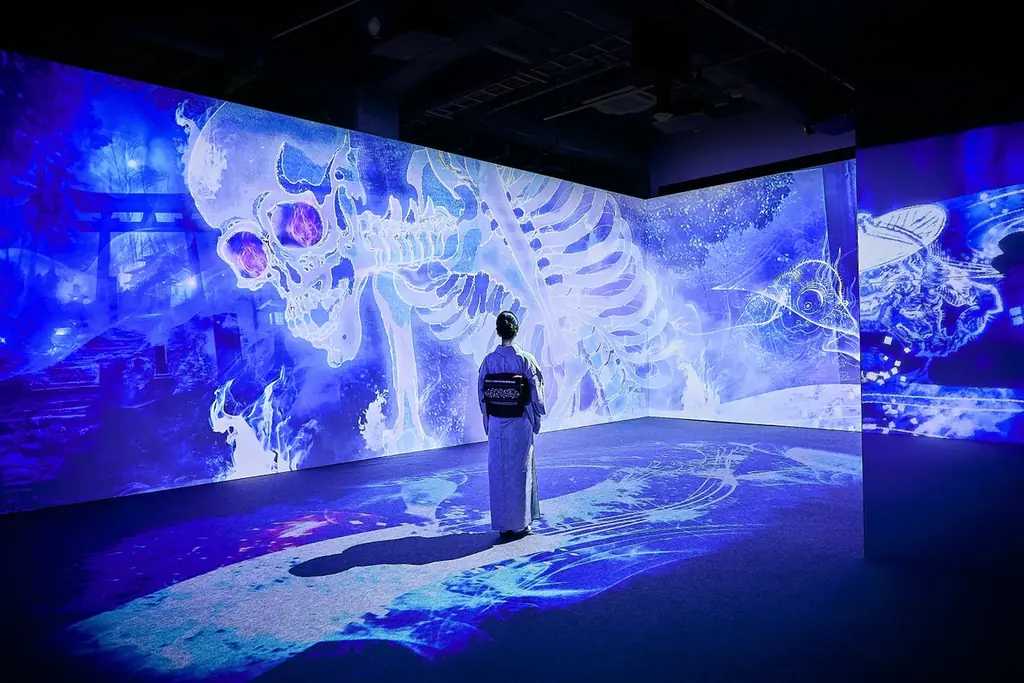 2025年7月19日から名古屋・金山南ビル美術館棟で開催する「動き出す妖怪展 NAGOYA」で着物・浴衣で来場割引キャンペーンを実施。世界初！妖怪がテーマのイマーシブ体感型デジタルアートミュージアム。 画像 5