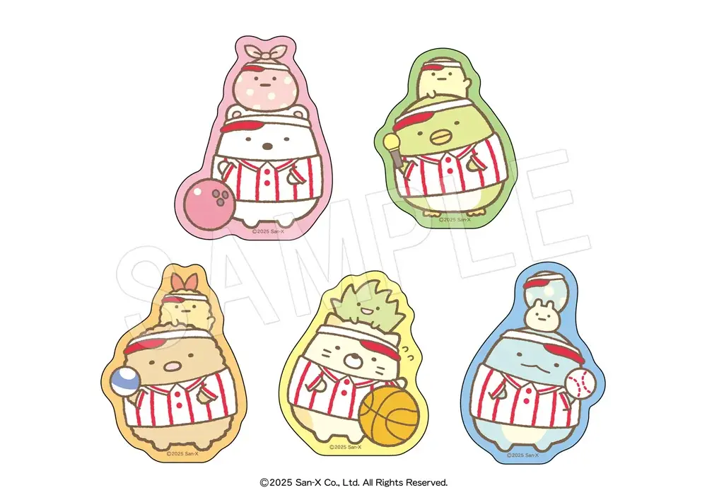 すみっコぐらしとラウンドワンが初めてコラボレーション!ラウンドワンの制服に着替えたすみっコたちのオリジナルコラボグッズが多数登場 画像 6