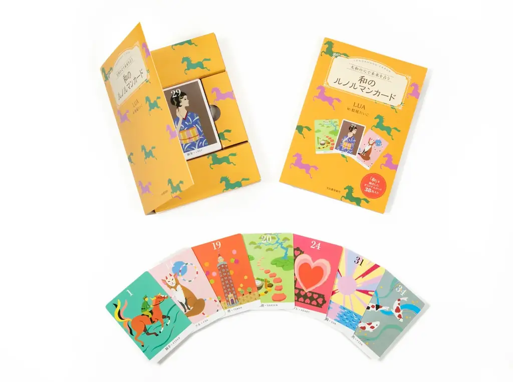 〈今年大注目の「ルノルマンカード」と「和」が融合〉人気占い師LUAの最新刊『大和の心で未来を占う 和のルノルマンカード』が6月25日ついに発売！ 画像 2