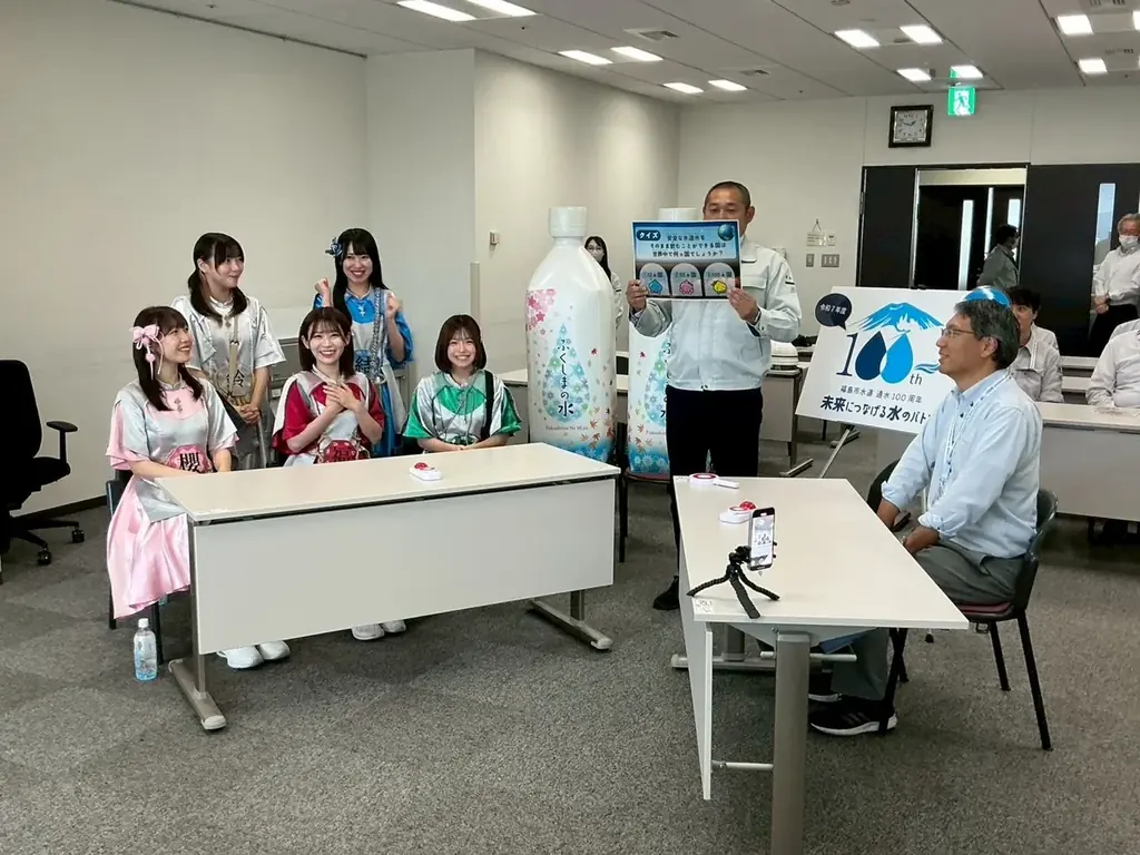 福島市通水100周年「ふくしまの水」アイドルけっぱって東北の特別ラベル発売決定！ 画像 3