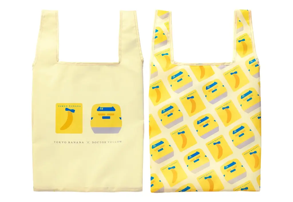 【全国通販】「東京ばな奈」×「ドクターイエロー」の超話題コラボエコバッグがついに登場！PLUSTA ONLINE STOREで販売開始 画像 1