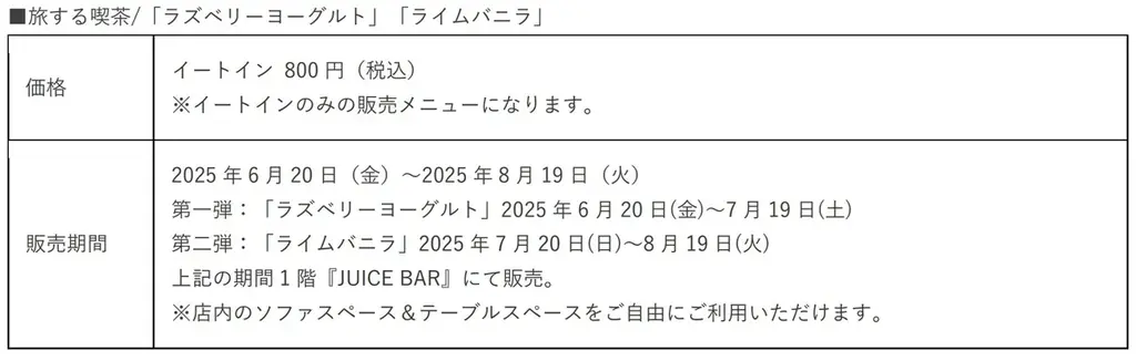 旅する喫茶とのコラボレーションが 6 月 20 日(金)より開始!表参道の『SKINCARE LOUNGE BY ORBIS』にて、コラボボトルとクリームソーダを期間限定販売 画像 6