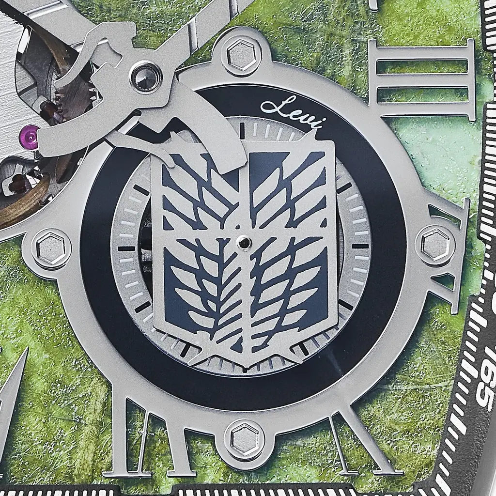 TVアニメ『進撃の巨人』コラボ 「和紙」を使用した日本製の機械式時計がGARRACKから発売。エレン・イェーガー、リヴァイ、エルヴィン・スミスの3モデルを限定各100本で6月20日に予約開始。 画像 18