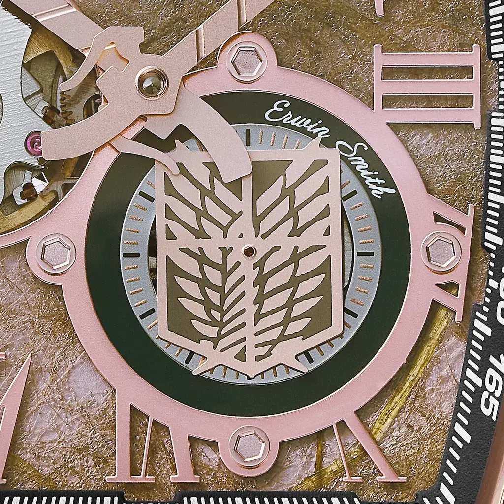 TVアニメ『進撃の巨人』コラボ 「和紙」を使用した日本製の機械式時計がGARRACKから発売。エレン・イェーガー、リヴァイ、エルヴィン・スミスの3モデルを限定各100本で6月20日に予約開始。 画像 24