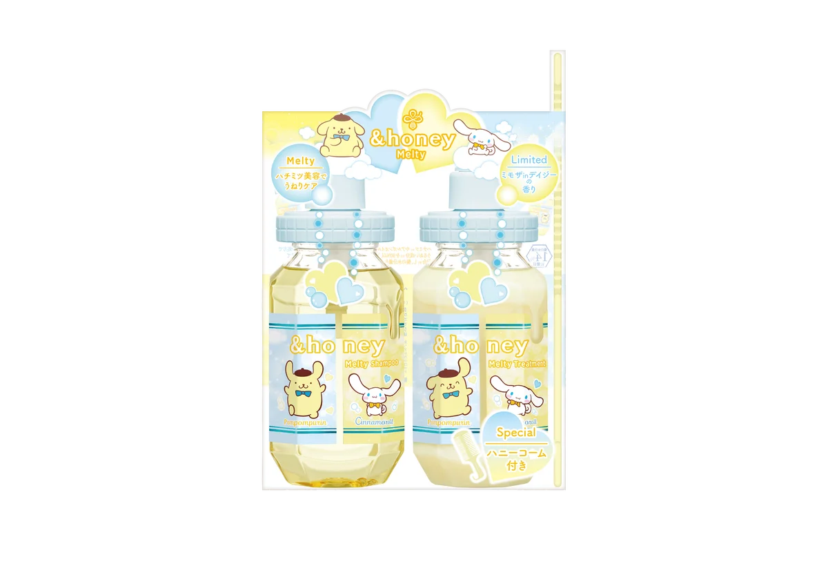 「&honey」と「&PAIR」から「シナモロール、ポムポムプリン」と「マイメロディ、クロミ」限定デザインが登場!2025年6月25日(水)より数量限定発売 画像 2