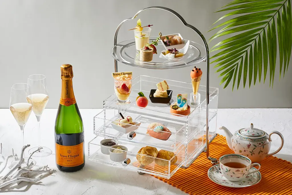 【スイスホテル南海大阪】 ヴーヴ・クリコと過ごす夏のアフタヌーンティー「サマー アフタヌーンティー with ヴーヴ・クリコ」2025年7月1日（火）～8月31日（日）開催 画像 5