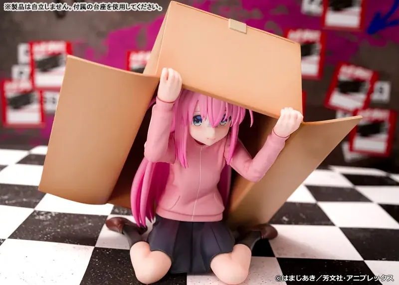 アニメ「ぼっち・ざ・ろっく！」より、段ボールに隠れる「後藤ひとり」がフィギュアで登場。あみあみにて予約受付中。 画像 11