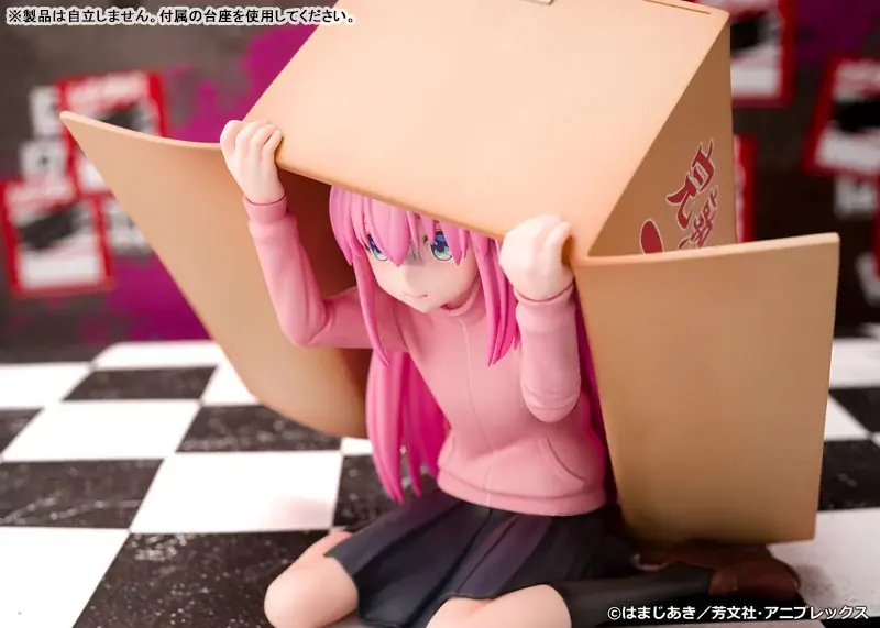 アニメ「ぼっち・ざ・ろっく！」より、段ボールに隠れる「後藤ひとり」がフィギュアで登場。あみあみにて予約受付中。 画像 13