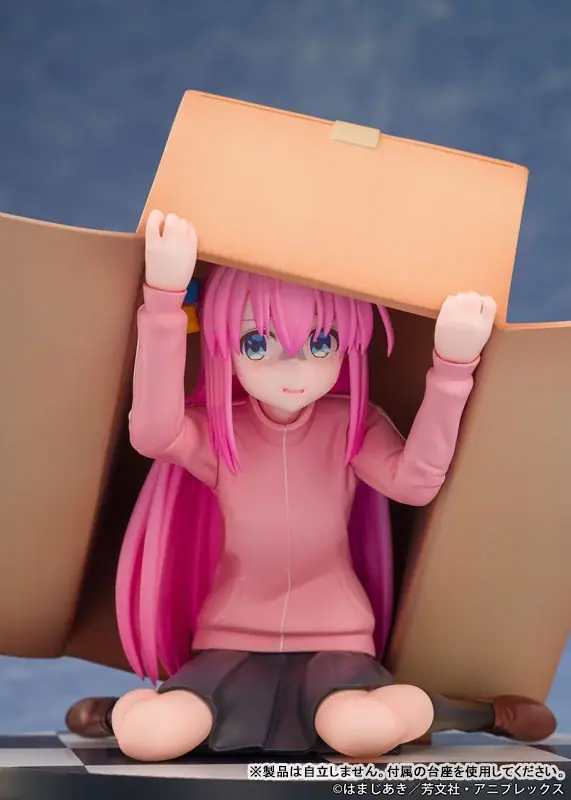 アニメ「ぼっち・ざ・ろっく！」より、段ボールに隠れる「後藤ひとり」がフィギュアで登場。あみあみにて予約受付中。 画像 9