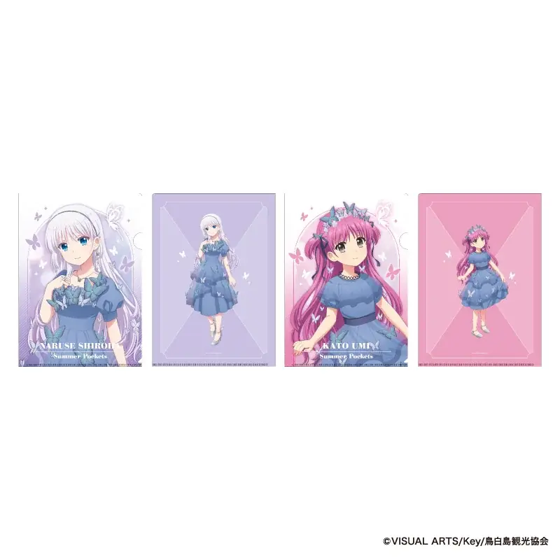 TVアニメ『Summer Pockets』より新規描きおろし・鳴瀬しろは＆加藤うみの蝶ドレスシリーズ商品が多数発売決定！！ 画像 4