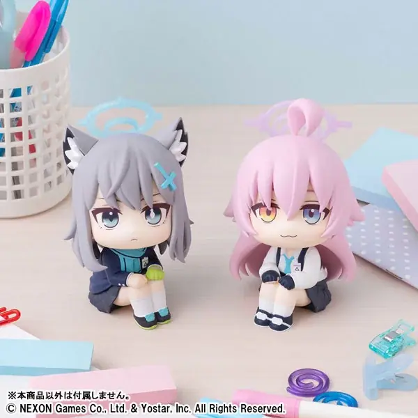 『ブルーアーカイブ』より「シロコ」「ホシノ」が、見上げ＆おすわりポーズのフィギュアシリーズ「るかっぷ」に登場。 画像 16