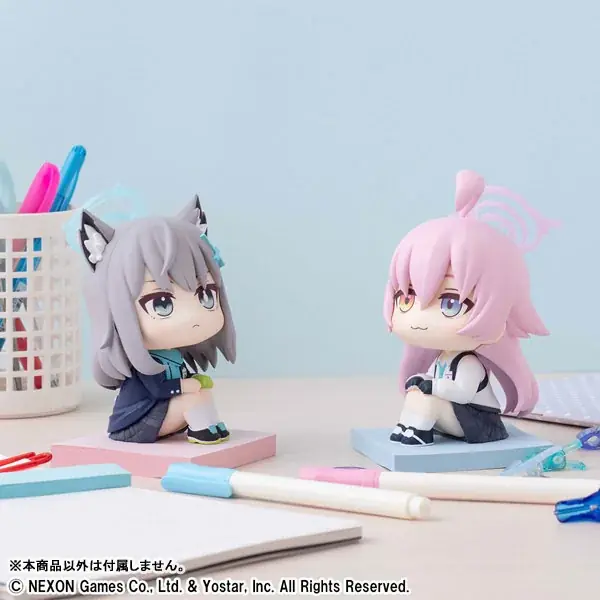 『ブルーアーカイブ』より「シロコ」「ホシノ」が、見上げ＆おすわりポーズのフィギュアシリーズ「るかっぷ」に登場。 画像 17