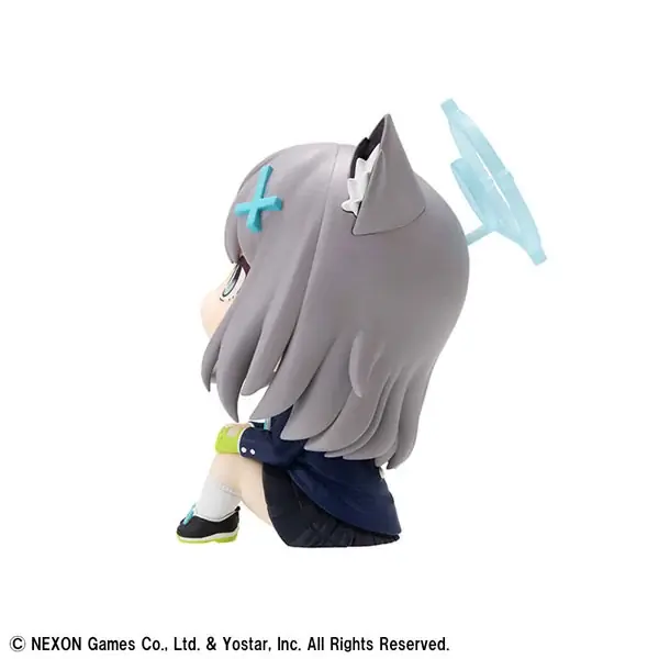 『ブルーアーカイブ』より「シロコ」「ホシノ」が、見上げ＆おすわりポーズのフィギュアシリーズ「るかっぷ」に登場。 画像 7
