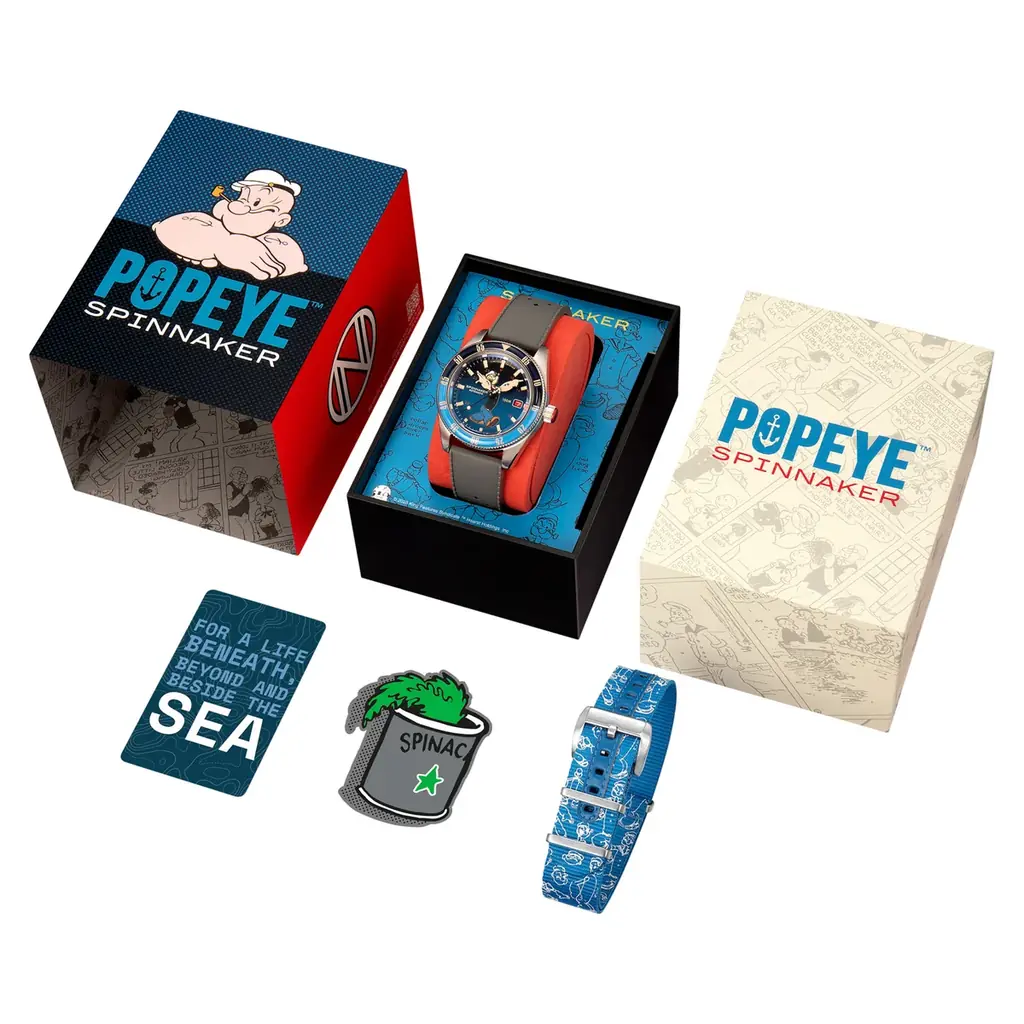 見惚れる剛腕時計！『スピニカー（SPINNAKER）』×「ポパイ（Popeye）」、初のコラボレーション時計を発売。 画像 20