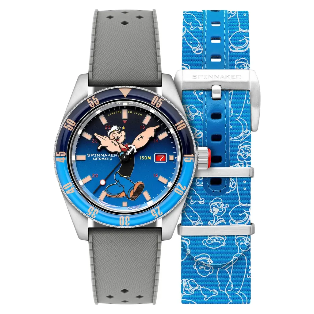 見惚れる剛腕時計！『スピニカー（SPINNAKER）』×「ポパイ（Popeye）」、初のコラボレーション時計を発売。 画像 22