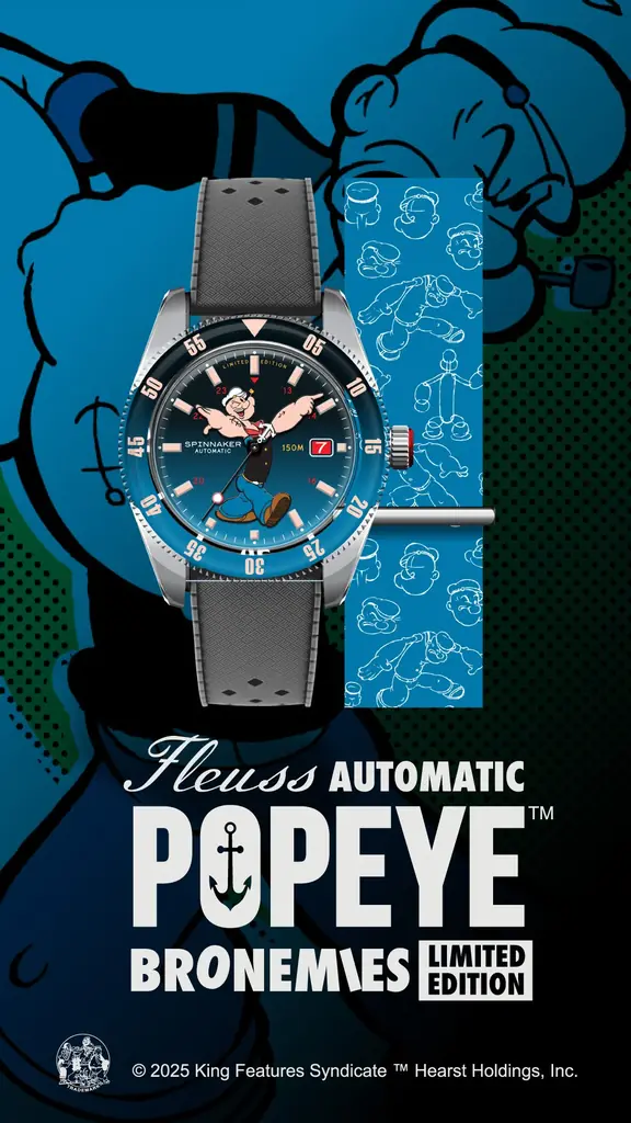 見惚れる剛腕時計！『スピニカー（SPINNAKER）』×「ポパイ（Popeye）」、初のコラボレーション時計を発売。 画像 28