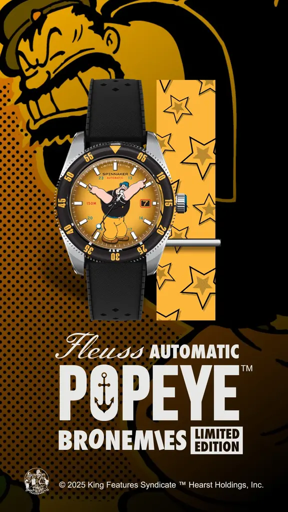 見惚れる剛腕時計！『スピニカー（SPINNAKER）』×「ポパイ（Popeye）」、初のコラボレーション時計を発売。 画像 29