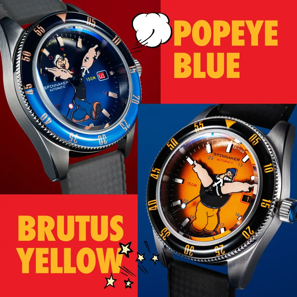 見惚れる剛腕時計！『スピニカー（SPINNAKER）』×「ポパイ（Popeye）」、初のコラボレーション時計を発売。 画像 5
