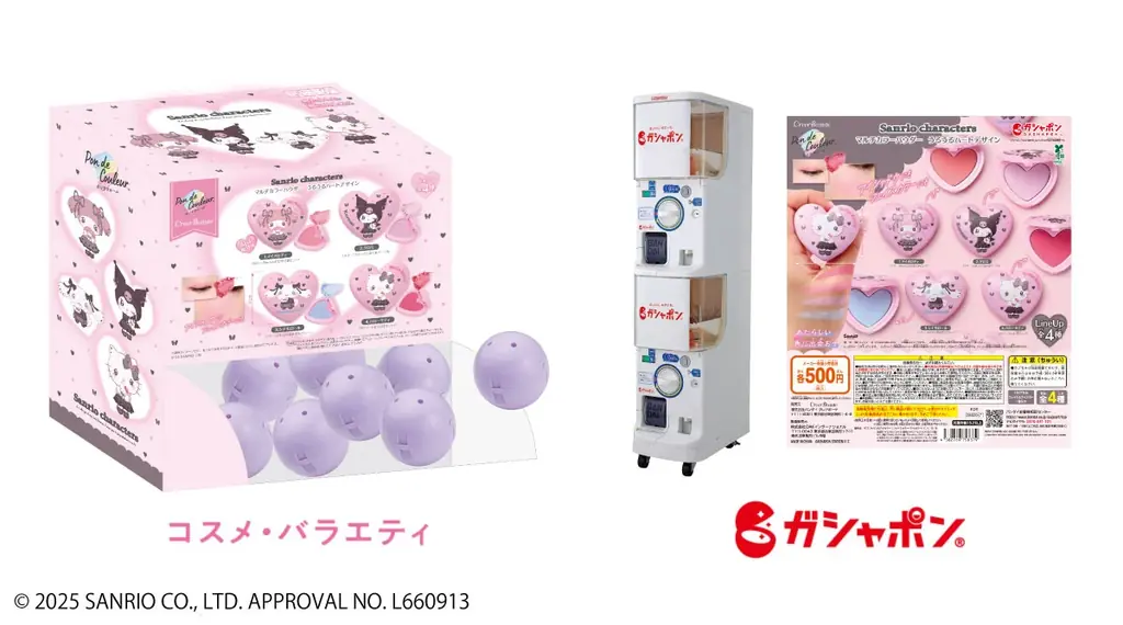 サプライズコスメ『Pon de Couleur(ポンデクルール）』からぷっくりハート型の商品「サンリオキャラクターズ　うるうるハートデザイン」が登場！ 画像 6
