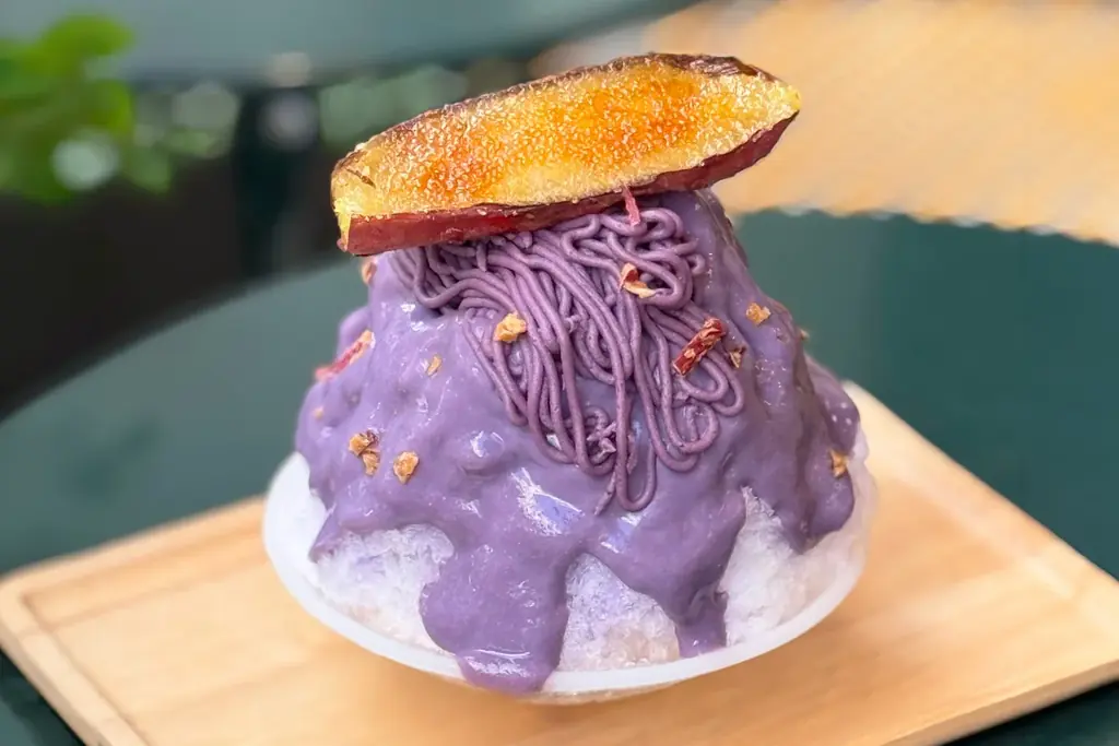無添加・有機にこだわるお芋スイーツカフェ【芋菓】から1日10食限定！濃厚リッチな紫芋の無添加かき氷が6月23日登場！ 画像 1