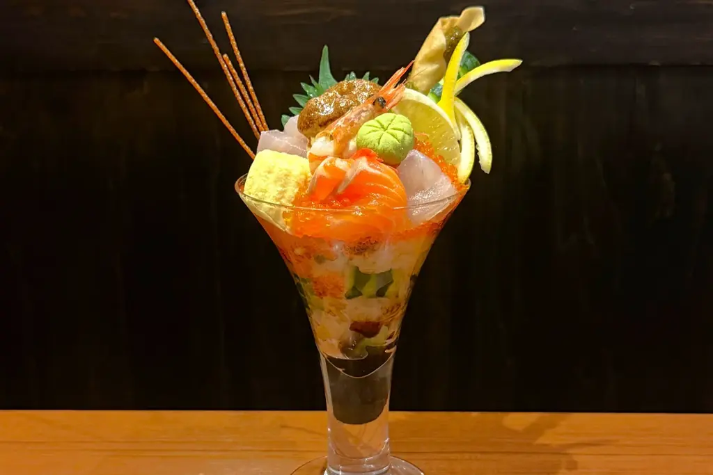 海鮮パフェが登場！鮮度抜群の食材を7種以上使用し、見て楽しい食べて美味しい新商品！【北海道海鮮 にほんいち 福島店】 画像 4