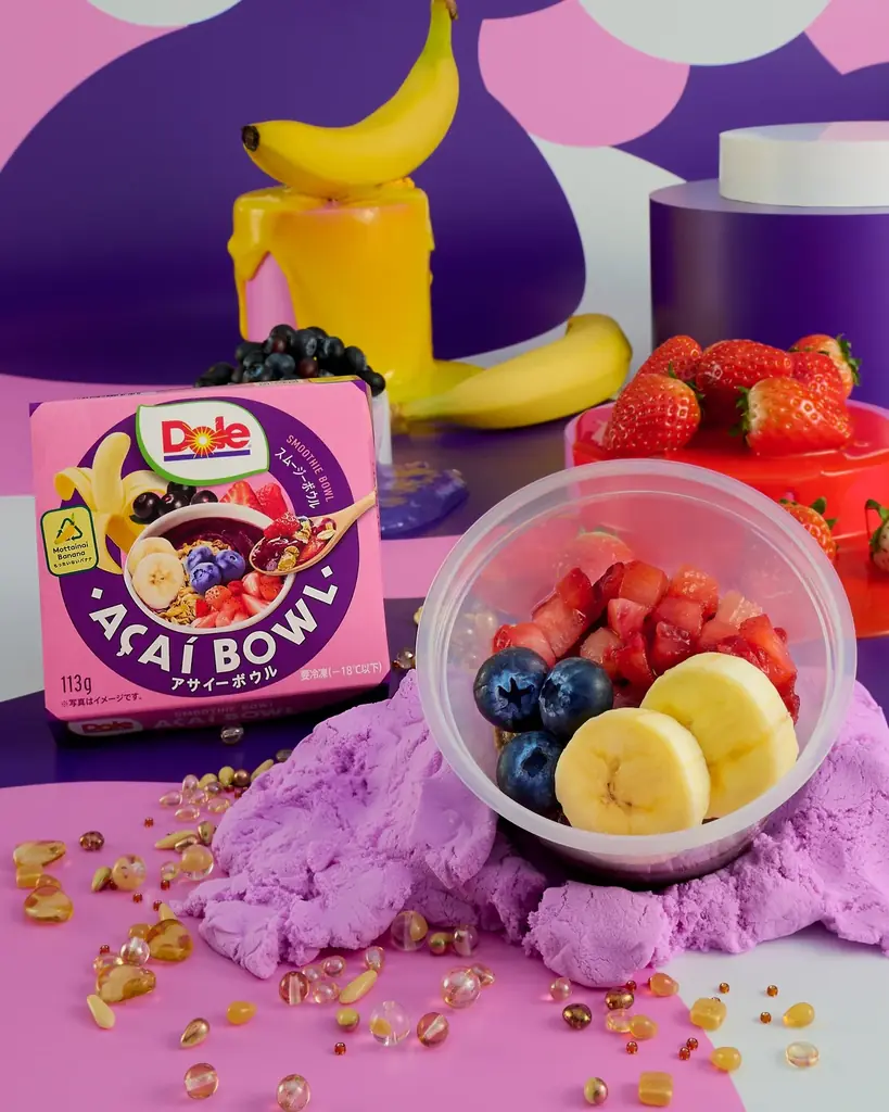 今年3月、5月の発売時に計16日間で累計販売数約170万個(※1)を突破した大ヒット商品「Doleアサイーボウル」が再登場！さらに新作「Doleマンゴーボウル」がシリーズに仲間入り！ 画像 2