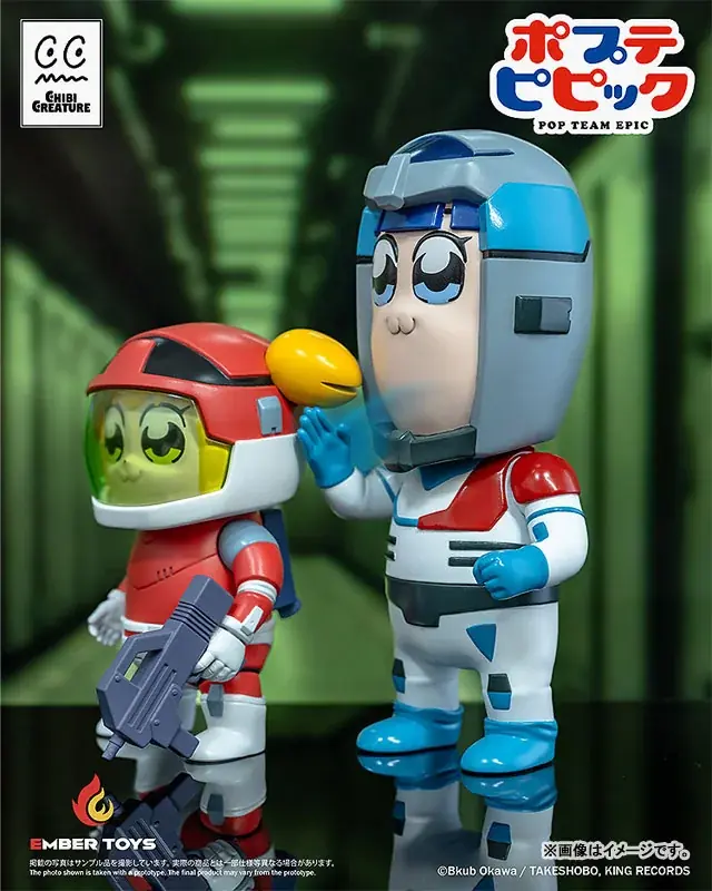 数々のネットミームを生み出した『ポプテピピック』が、ソフビフィギュアとして登場。「ポプ子」と「ピピ美」がアニメで見せた個性的な姿を立体化！ 画像 14