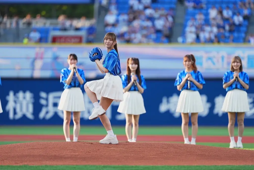 ＝LOVE 「推せ推せ！YOKOHAMA☆IDOL SERIES 2025」 横浜DeNAベイスターズ×埼玉西武ライオンズ戦にてパフォーマンスを披露！ 画像 3