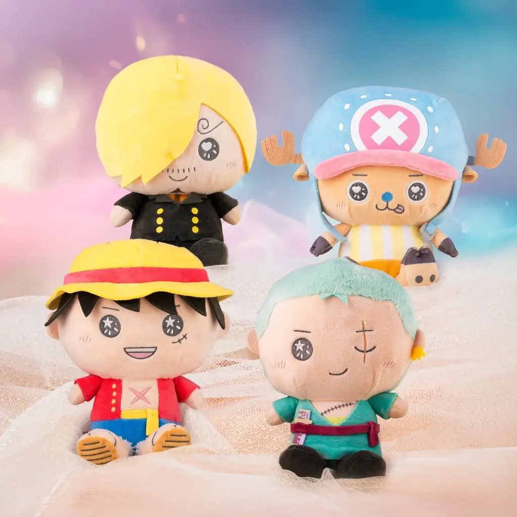 「ONE PIECE 麦わらストア」にて、ルフィたちのとってもキュートな「キラキラおめめのぬいぐるみ」が本日発売！ 画像 1