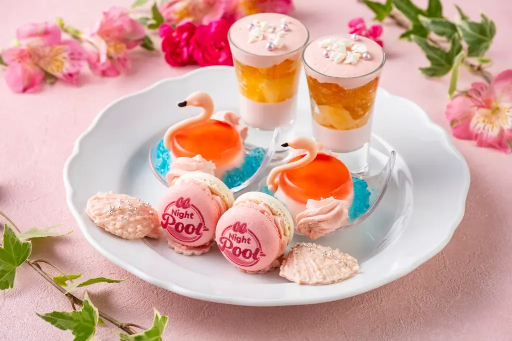 CanCam Night Poolとコラボレーションした「Peach Afternoon Tea‐Collaboration with CanCam Night Pool‐」を販売 東京プリンスホテル 画像 3